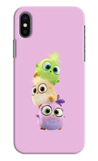 Cute Little Birds iPhone X Hard Case Back Cover by Casekaro