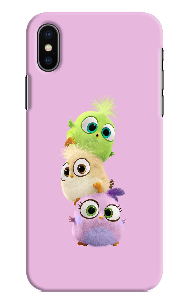 Cute Little Birds iPhone X Hard Case Back Cover by Casekaro