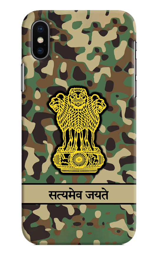 Satyamev Jayate Army iPhone X Hard Case Back Cover by Casekaro