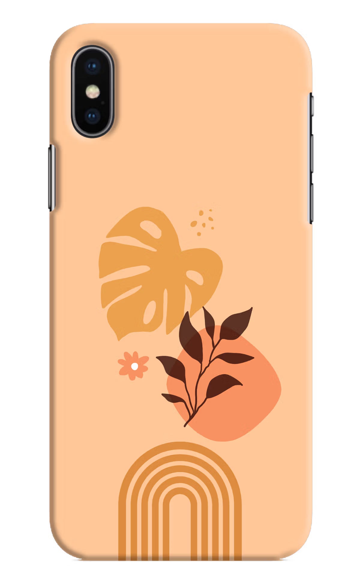 Bohemian Art iPhone X Hard Case Back Cover by Casekaro