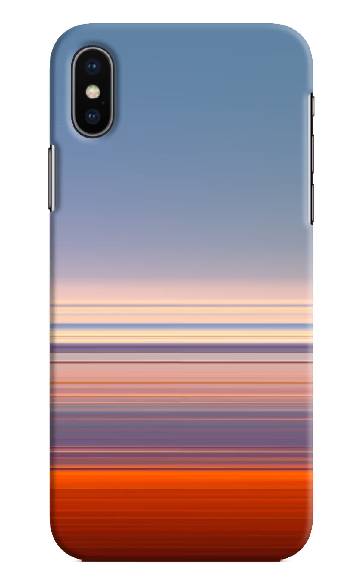 Morning Colors iPhone X Hard Case Back Cover by Casekaro