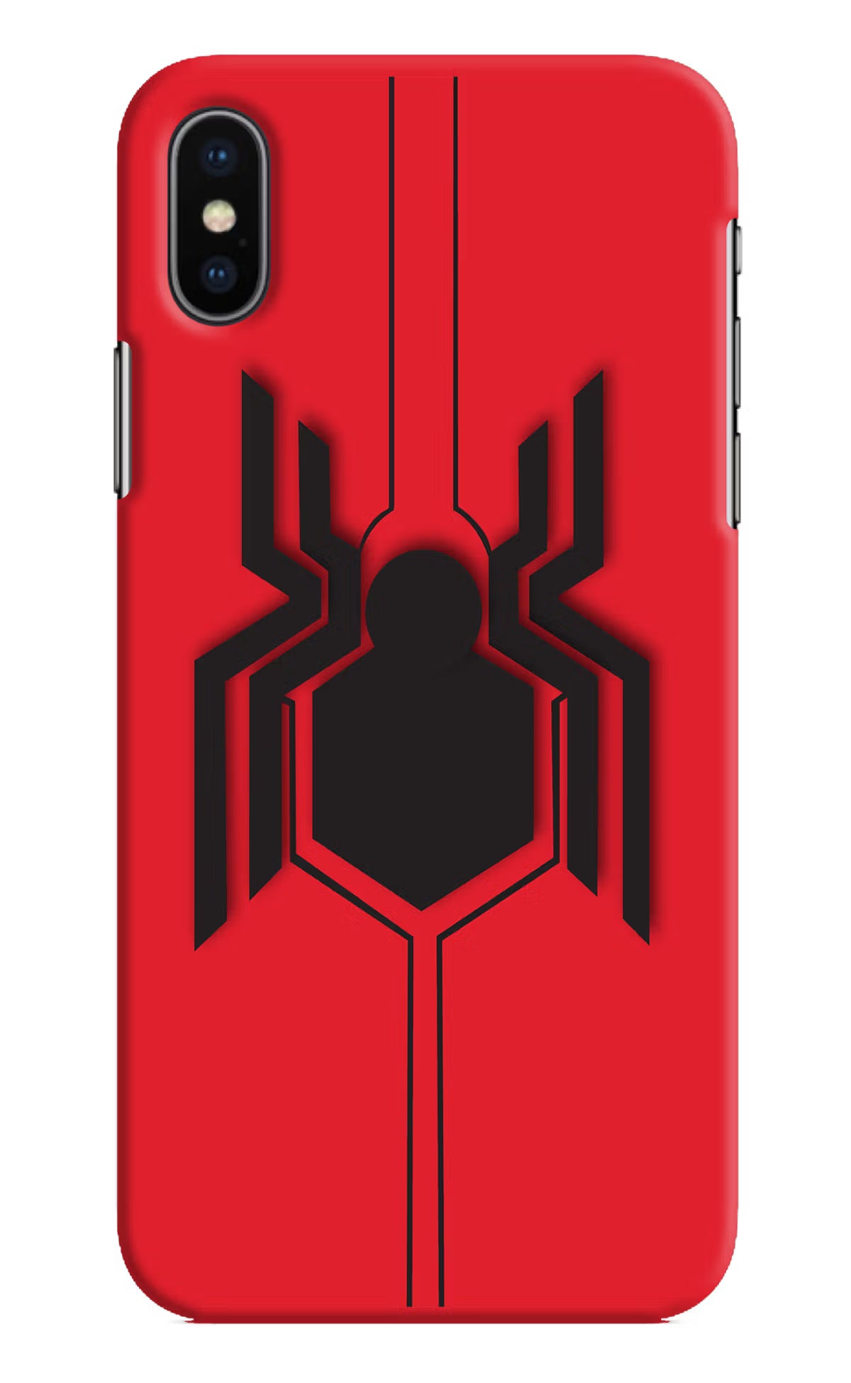 Spider iPhone X Hard Case Back Cover by Casekaro