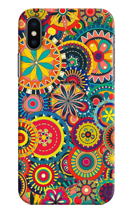 Gol Gol Art iPhone X Hard Case Back Cover by Casekaro