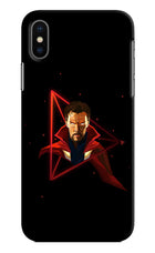 Doctor Ordinary iPhone X Hard Case Back Cover by Casekaro