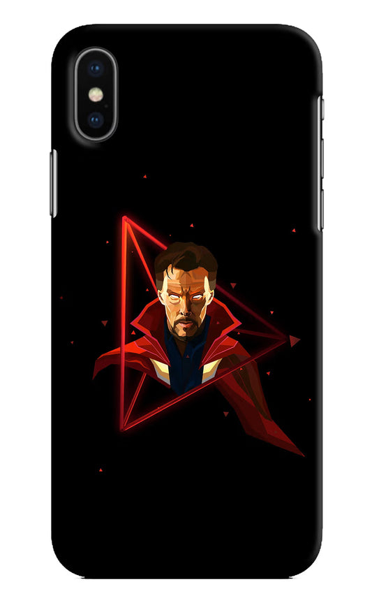 Doctor Ordinary iPhone X Hard Case Back Cover by Casekaro