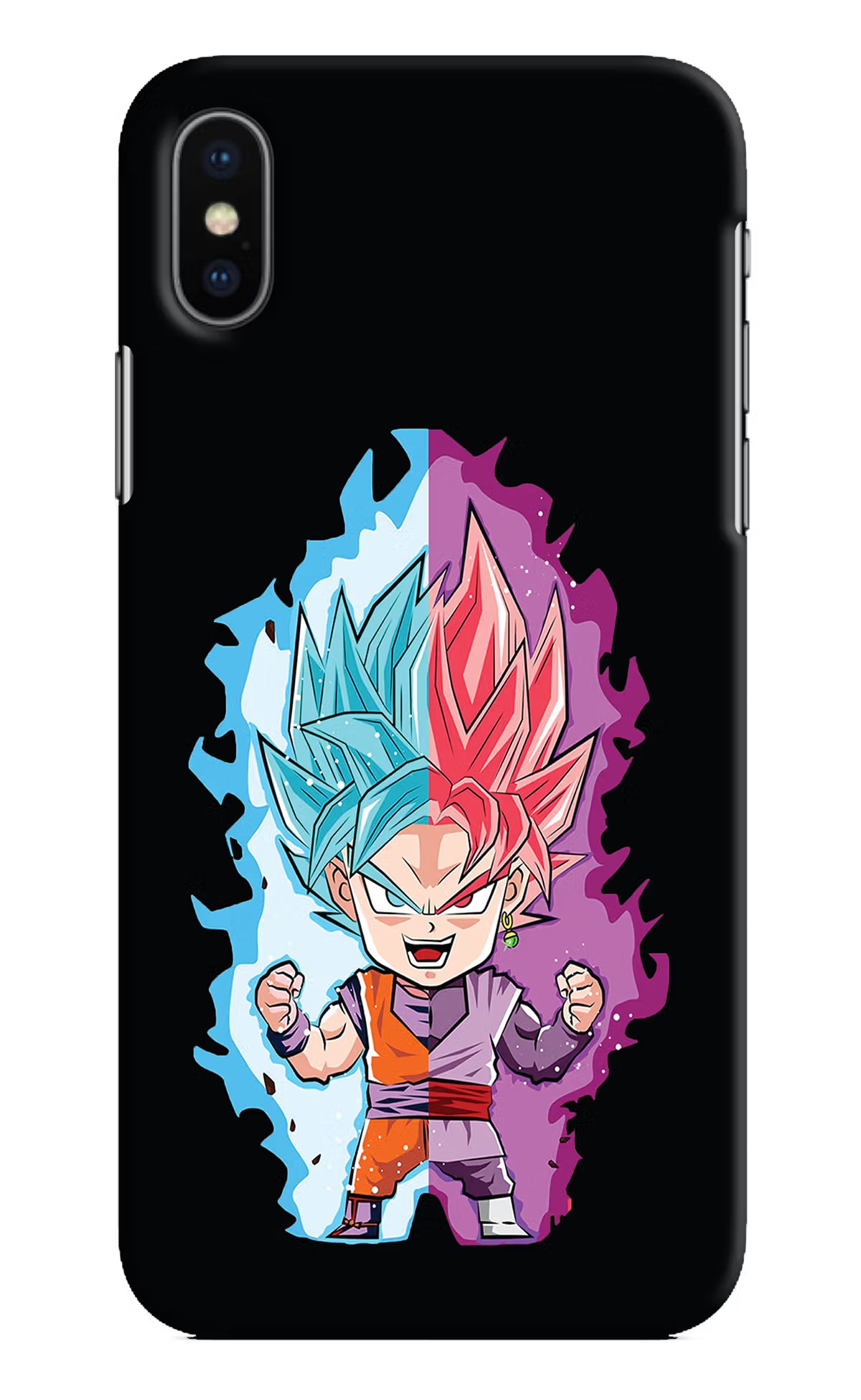 Chota Goku iPhone X Hard Case Back Cover by Casekaro