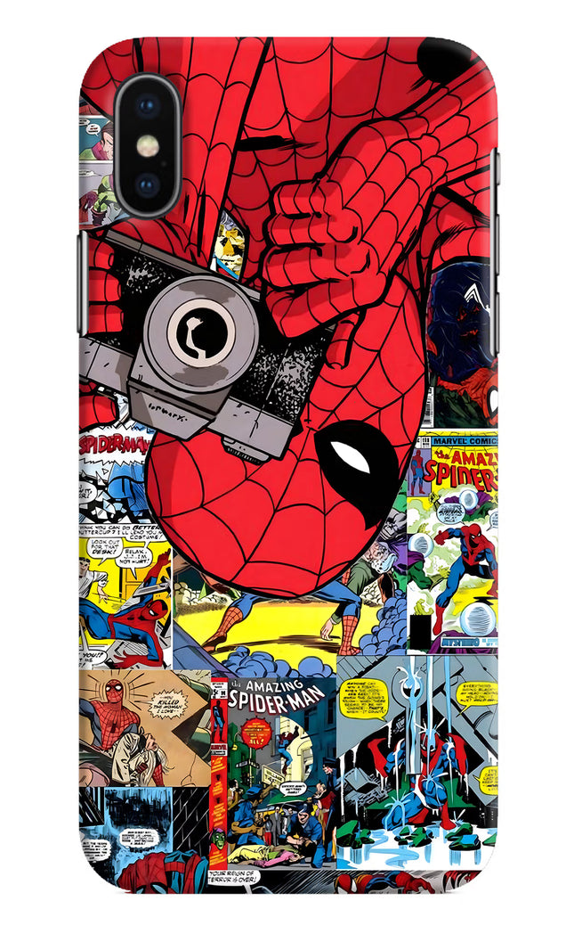 Spider Man iPhone X Hard Case Back Cover by Casekaro