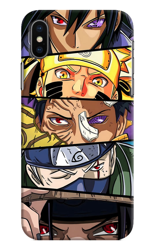 Naruto Character iPhone X Hard Case Back Cover by Casekaro
