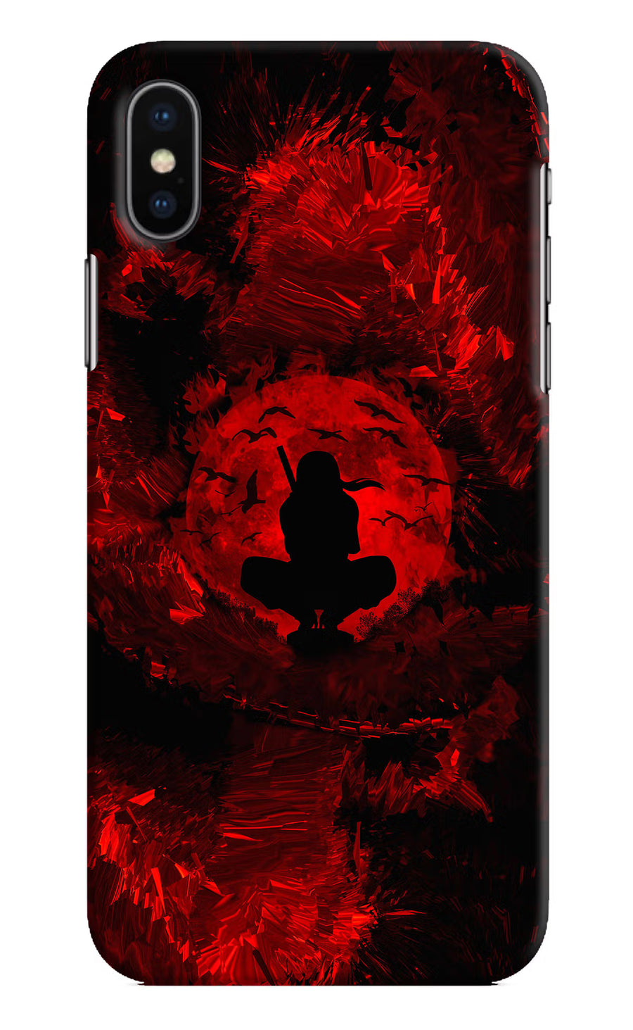 Itachi Uchiha iPhone X Back Cover, Hard case