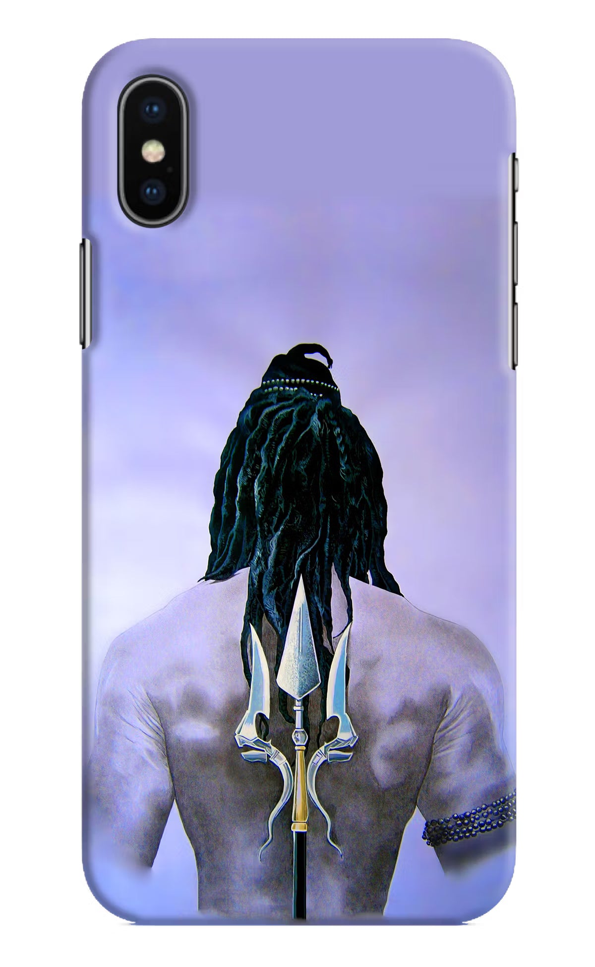 Shiva iPhone X Hard Case Back Cover by Casekaro