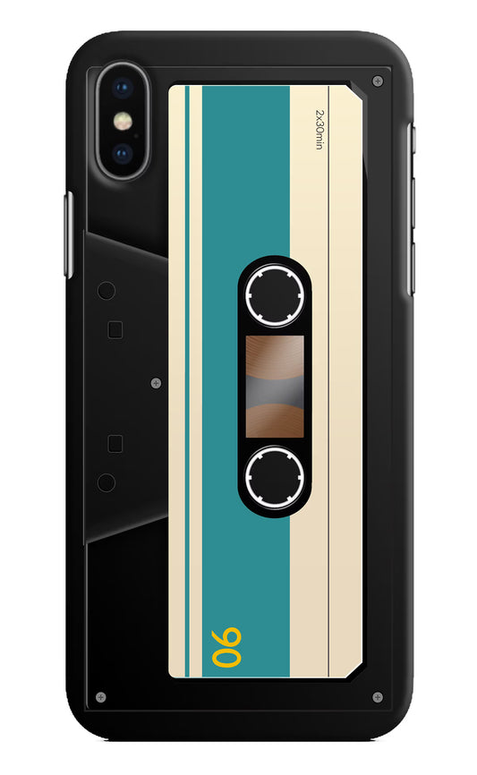Cassette iPhone X Hard Case Back Cover by Casekaro