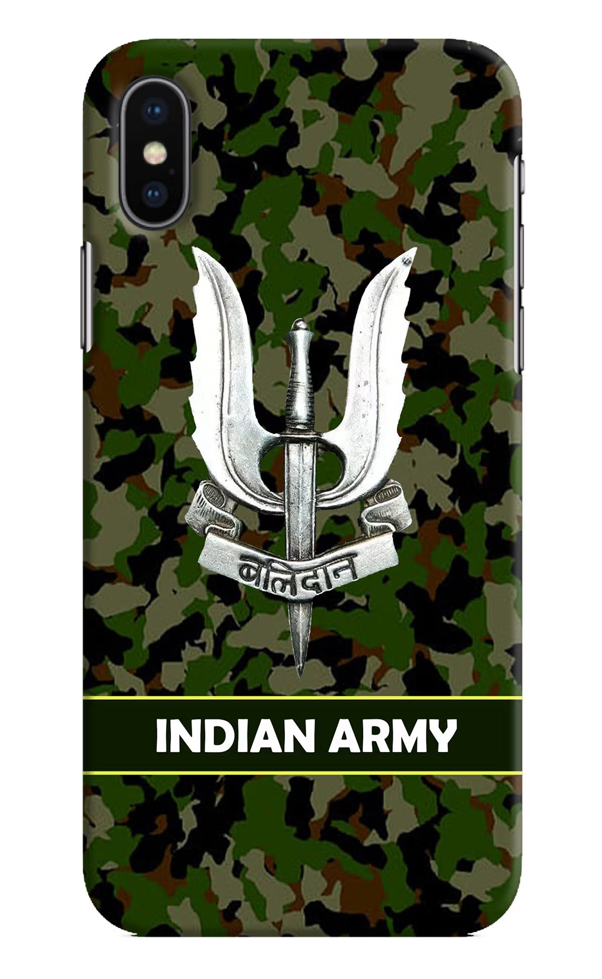 Balidan Indian Logo iPhone X Hard Case Back Cover by Casekaro