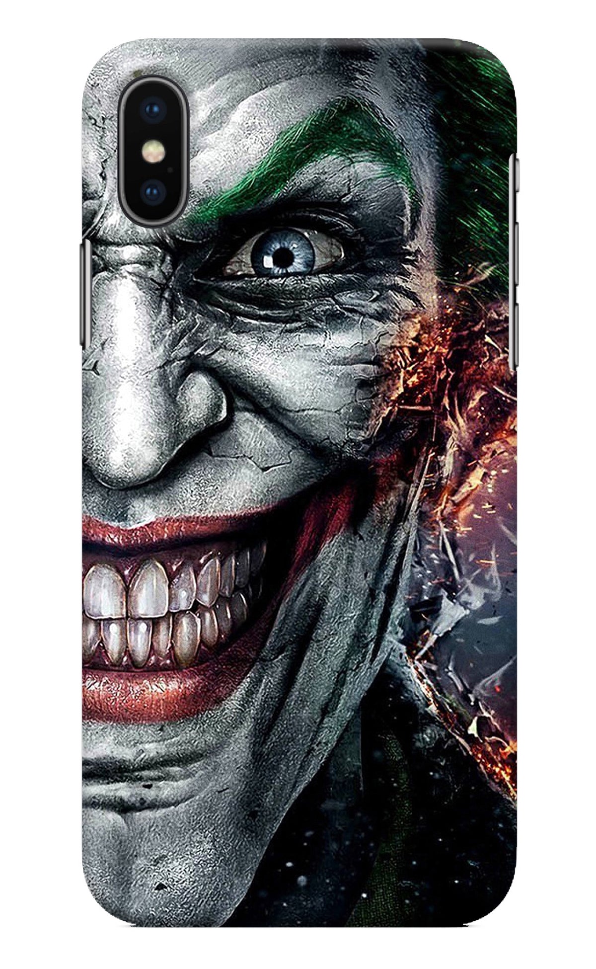 Joker Cam iPhone X Back Cover