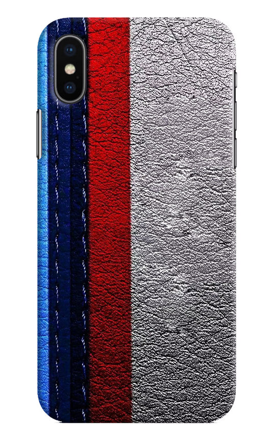 BMW Stripes iPhone X Hard Case Back Cover by Casekaro