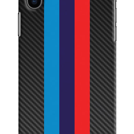 BMW Stripes Pattern iPhone X Hard Case Back Cover by Casekaro