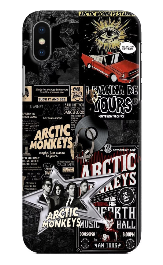 Arctic Monkeys iPhone X Hard Case Back Cover by Casekaro