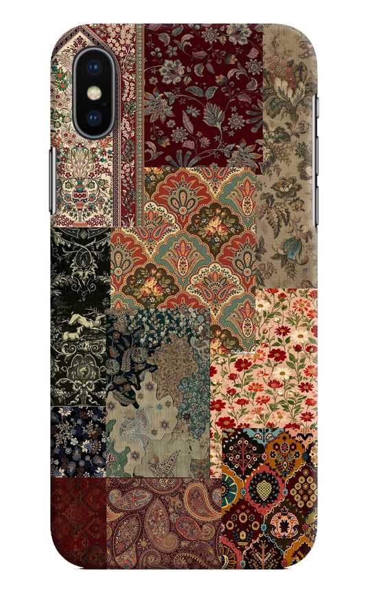 Desi Print iPhone X Hard Case Back Cover by Casekaro