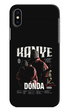 Donda Kanye West iPhone X Hard Case Back Cover by Casekaro
