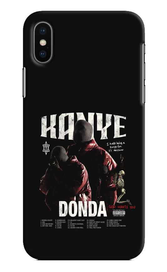 Donda Kanye West iPhone X Hard Case Back Cover by Casekaro
