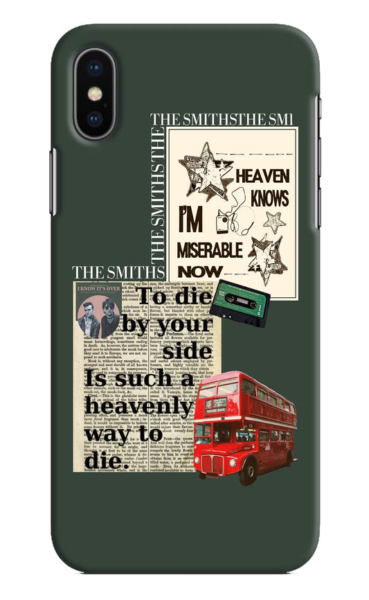 The Smiths iPhone X Hard Case Back Cover by Casekaro