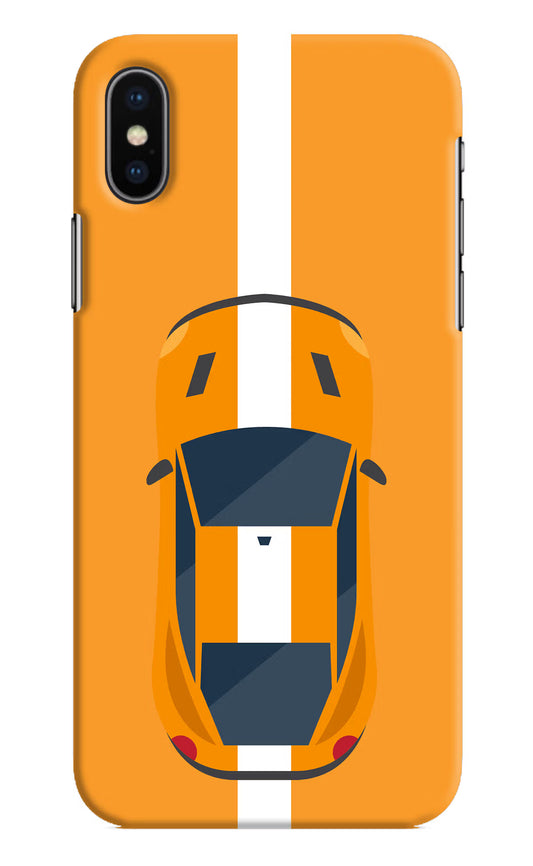 Highway Pursuit iPhone X Hard Case Back Cover by Casekaro