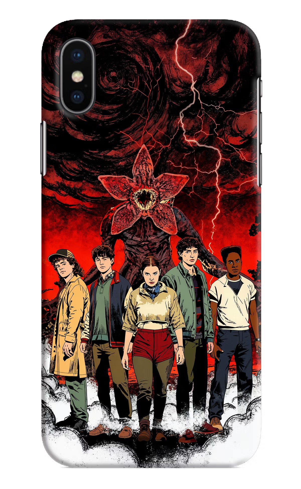 Ordinary Things Characters iPhone X Hard Case Back Cover by Casekaro