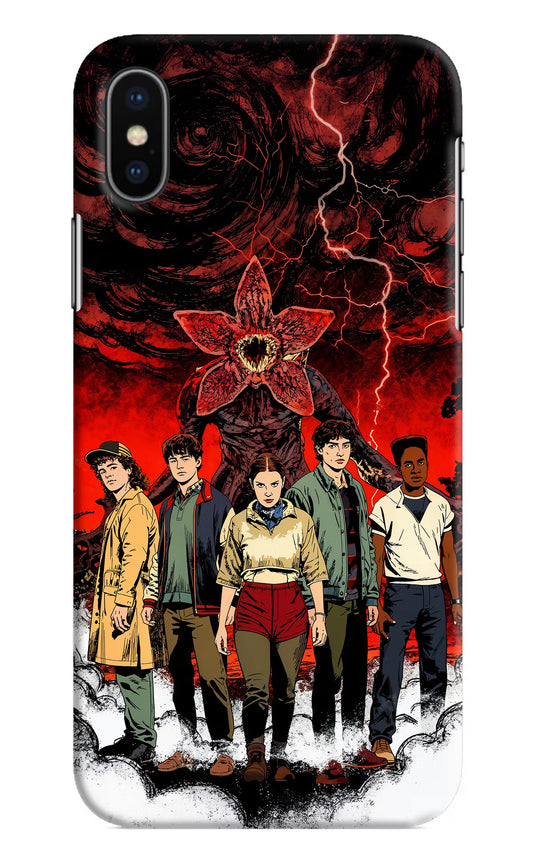 Ordinary Things Characters iPhone X Hard Case Back Cover by Casekaro