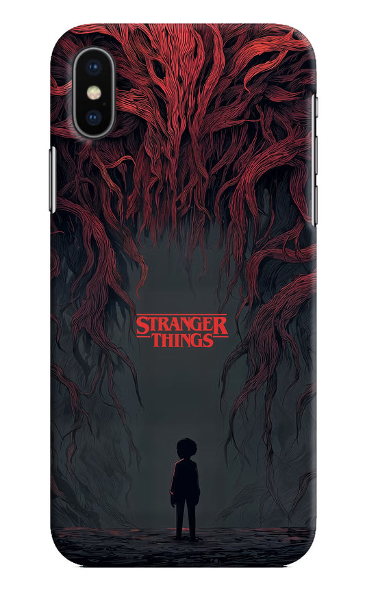 Ordinary Things Dark Side iPhone X Hard Case Back Cover by Casekaro