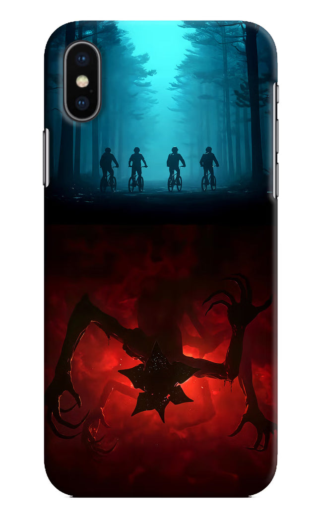 Ordinary Things Downside Up iPhone X Hard Case Back Cover by Casekaro