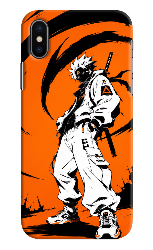 Street Samurai  iPhone X Hard Case Back Cover by Casekaro