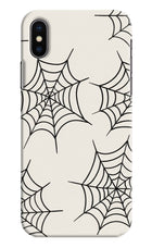 Spider Web iPhone X Hard Case Back Cover by Casekaro