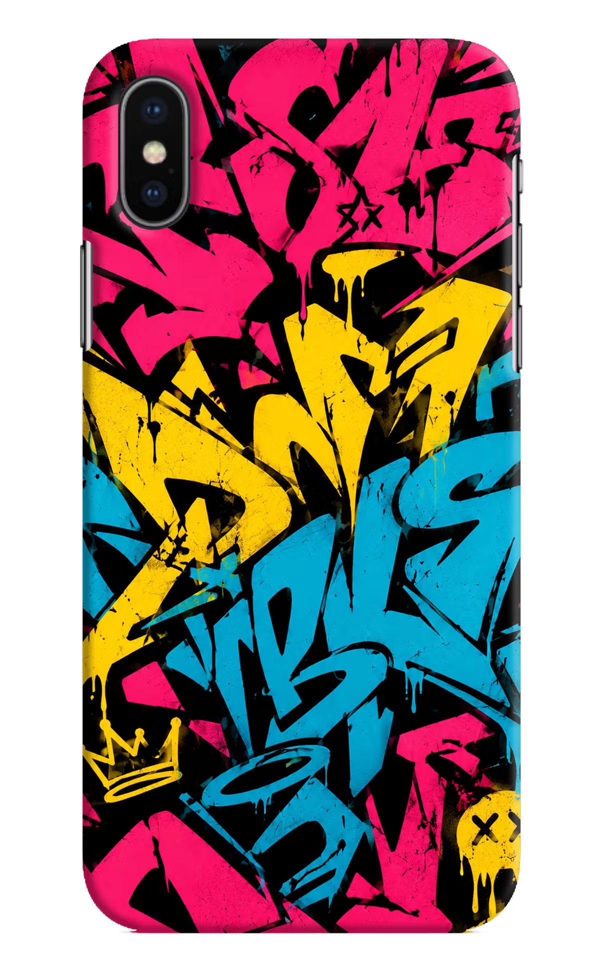 Graffiti Vibe iPhone X Back Cover