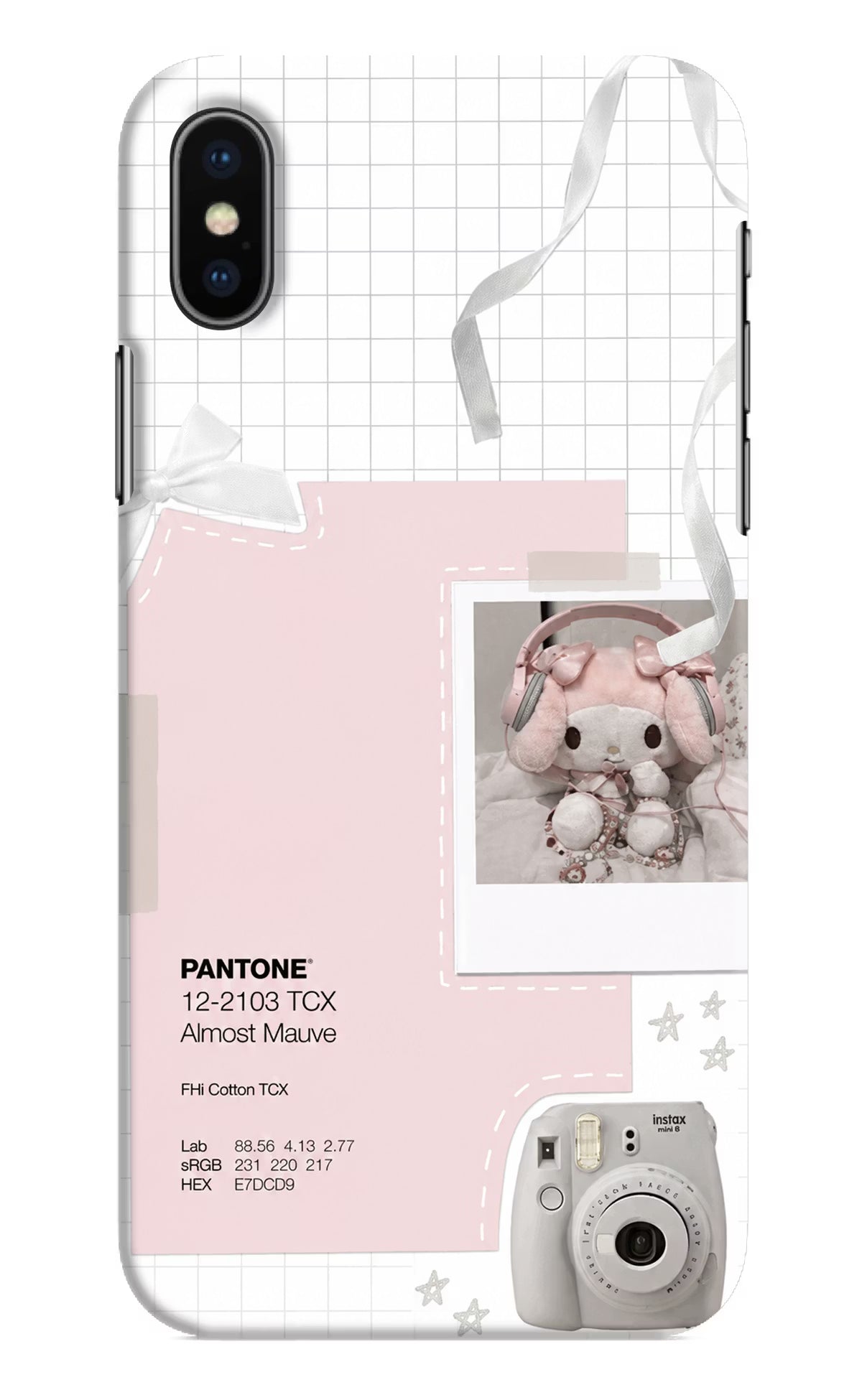 Pantone Asthetic iPhone X Back Cover