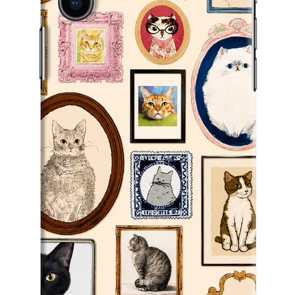 Mirror Cats iPhone X Hard Case Back Cover by Casekaro