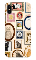 Mirror Cats iPhone X Hard Case Back Cover by Casekaro