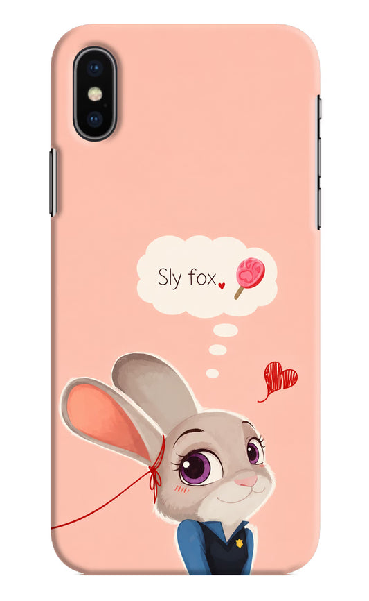 Judy Charm iPhone X Hard Case Back Cover by Casekaro