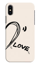 Soul Line iPhone X Hard Case Back Cover by Casekaro