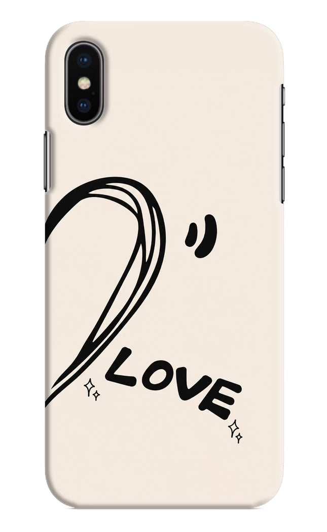 Soul Line iPhone X Hard Case Back Cover by Casekaro