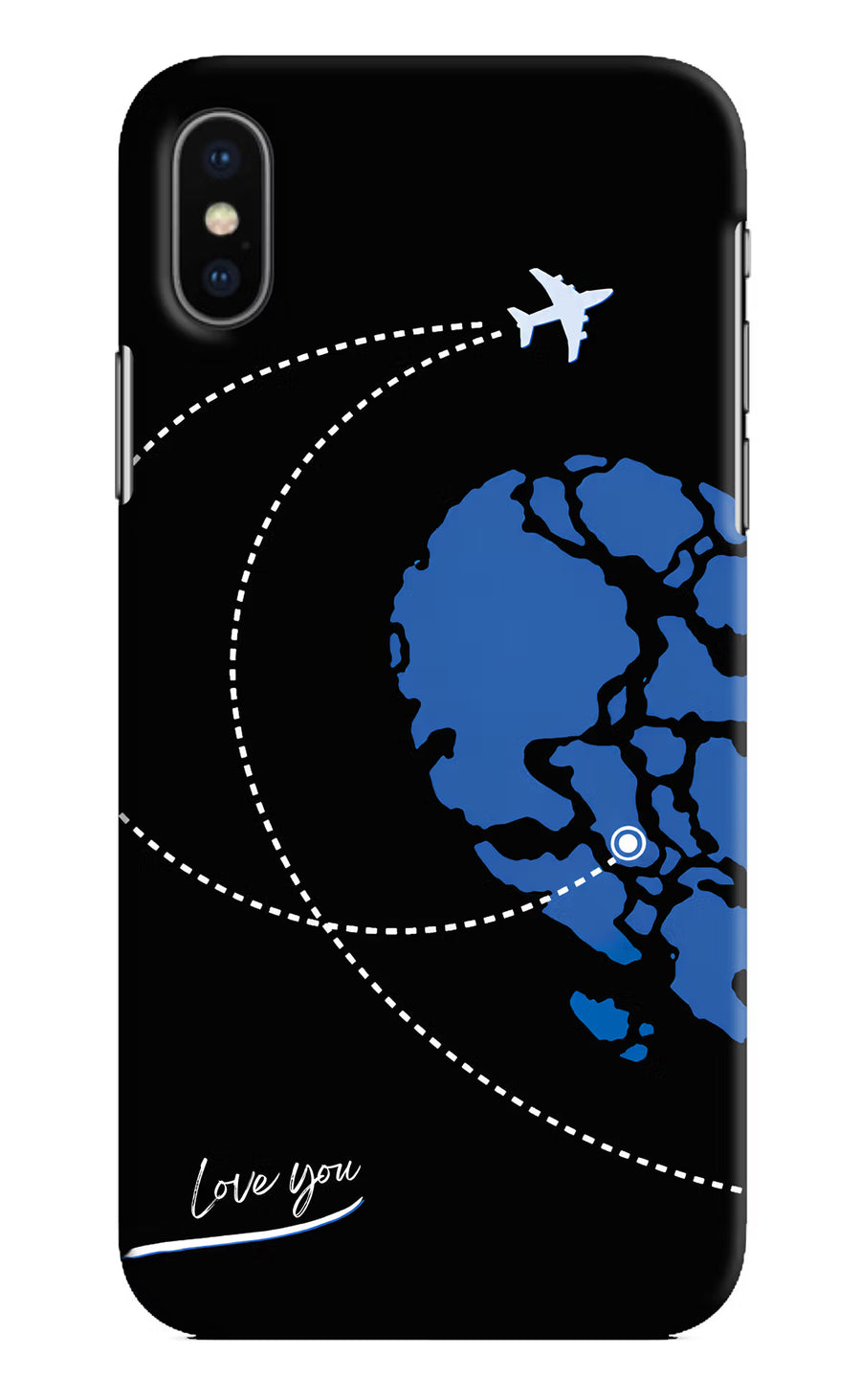 Love Orbit iPhone X Back Cover, Hard case