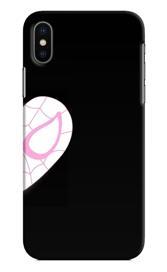 Gwen Mask iPhone X Hard Case Back Cover by Casekaro