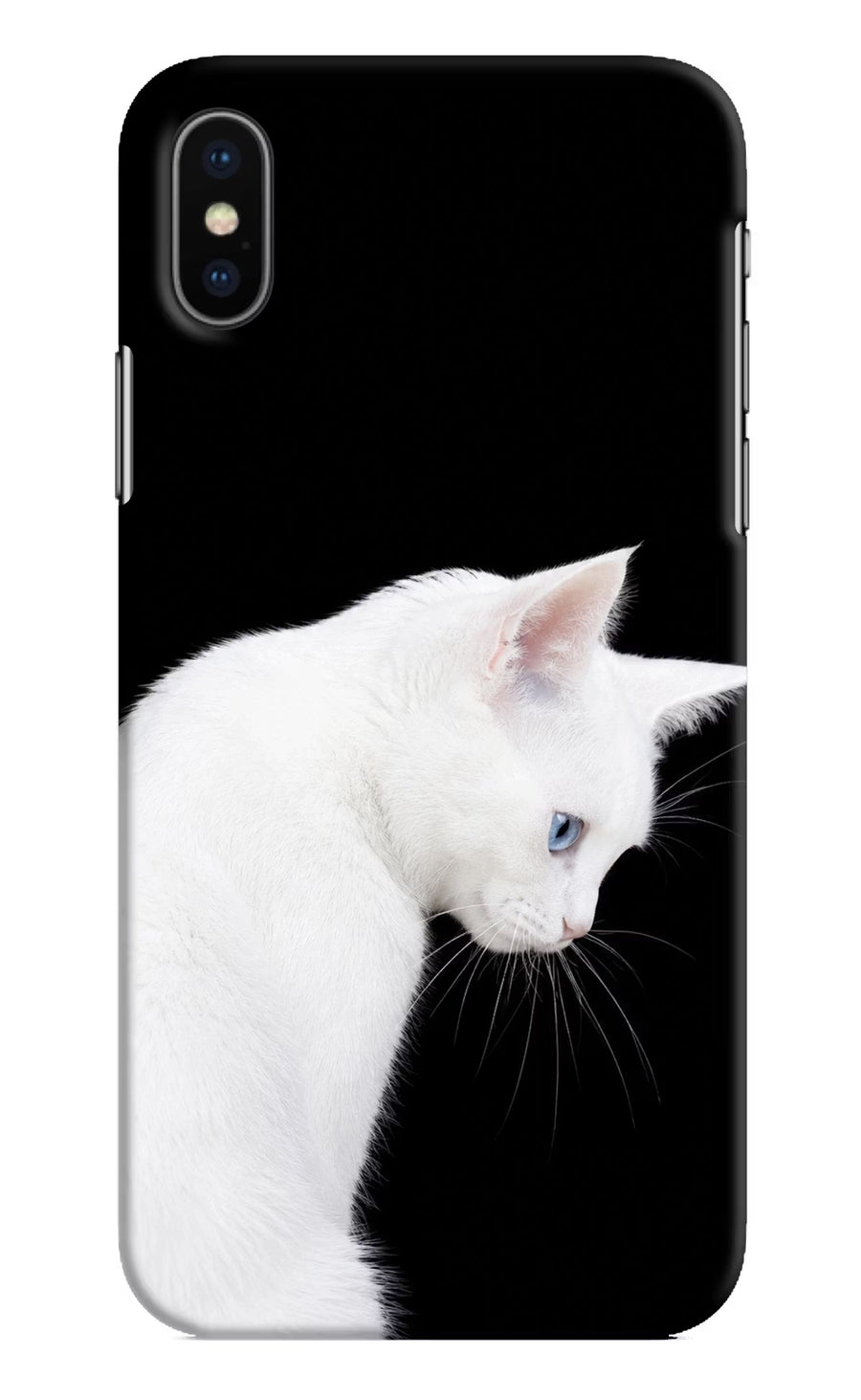 Snow Gaze iPhone X Back Cover, Hard case