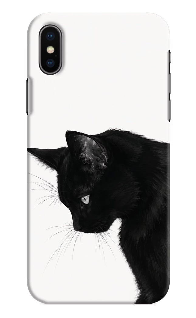 Shadow Gaze iPhone X Hard Case Back Cover by Casekaro