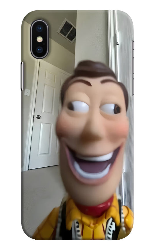 Side Eye Woody iPhone X Hard Case Back Cover by Casekaro
