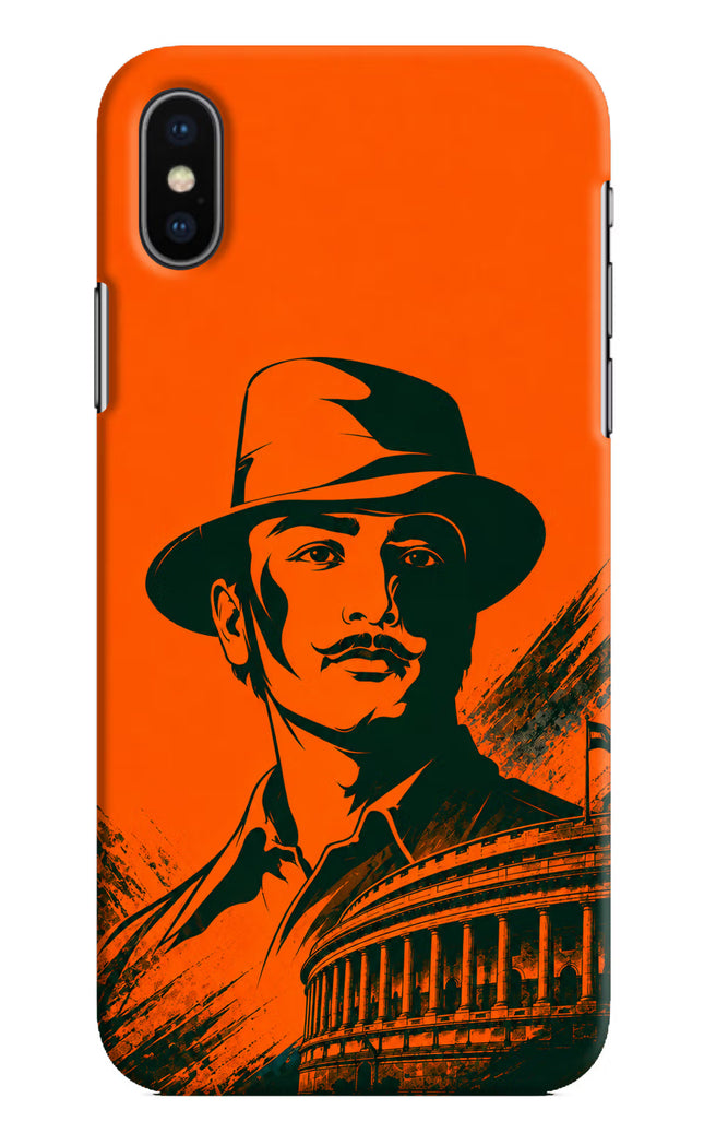 Bhagat Singh Legacy iPhone X Hard Case Back Cover by Casekaro