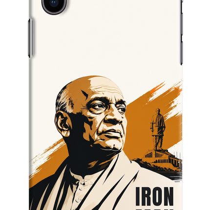 Sardar Patel Iron Will iPhone X Hard Case Back Cover by Casekaro