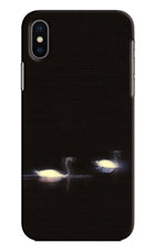 Silent Swans iPhone X Hard Case Back Cover by Casekaro
