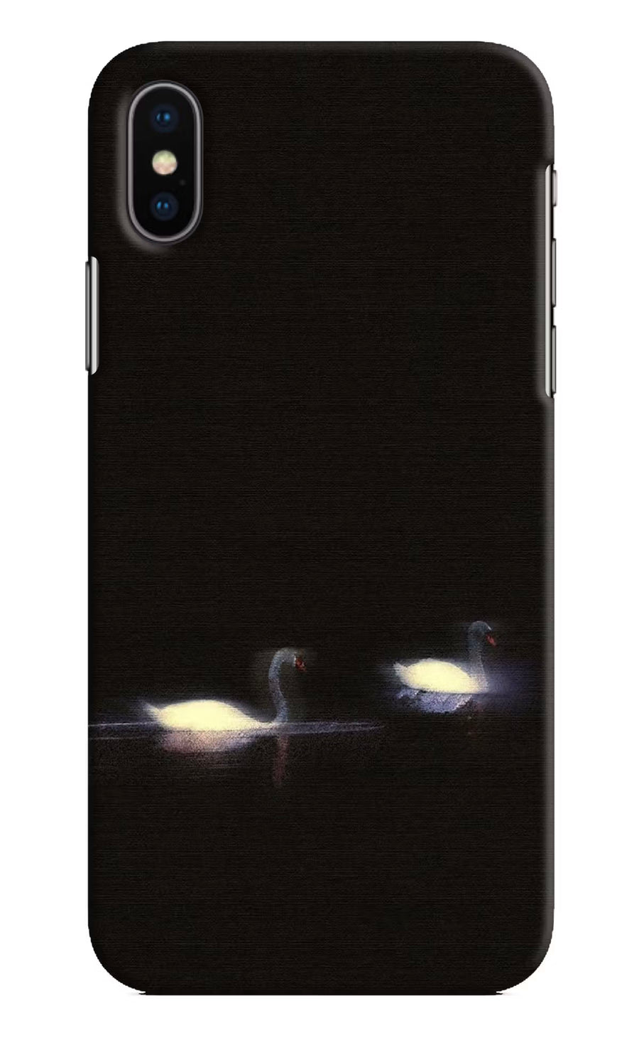 Silent Swans iPhone X Back Cover, Hard case