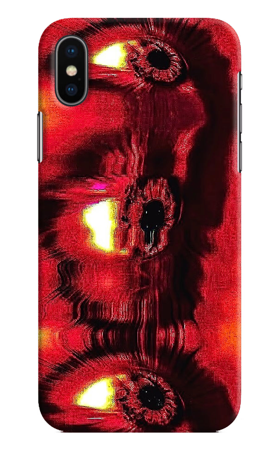 Fire Eye iPhone X Back Cover, Hard case
