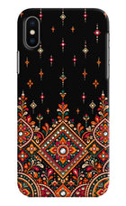 Noir Mehfil iPhone X Back Cover