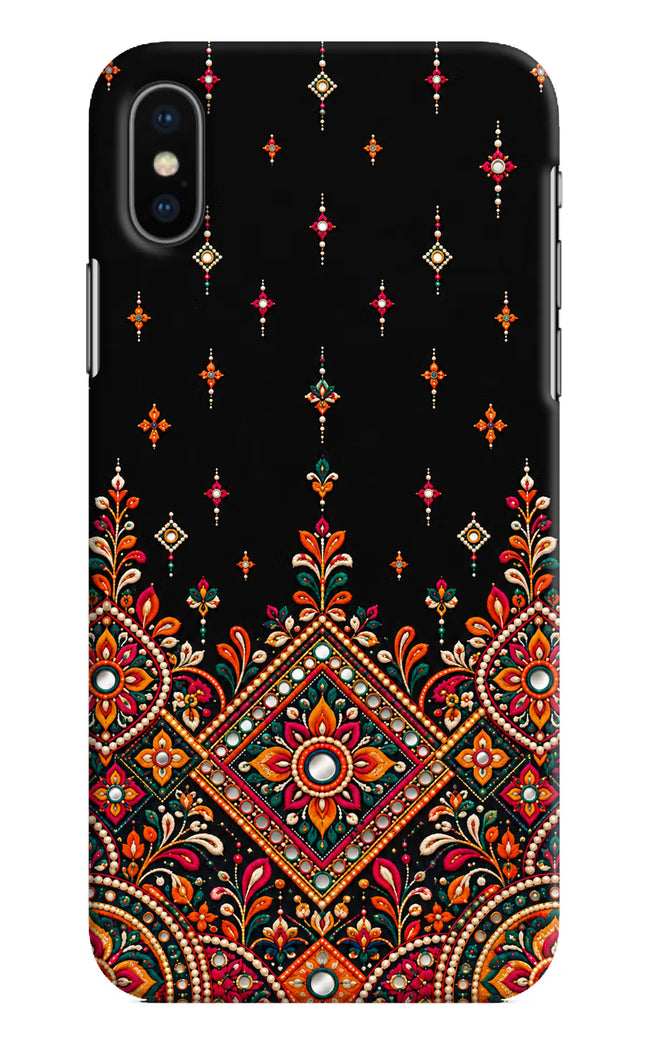 Noir Mehfil iPhone X Hard Case Back Cover by Casekaro